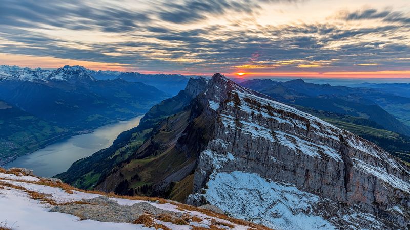 绝美4K山海落日壁纸合集