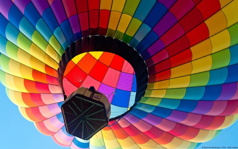 绝美的热气球航拍壁纸！带你沉浸式逛户外热气球节
