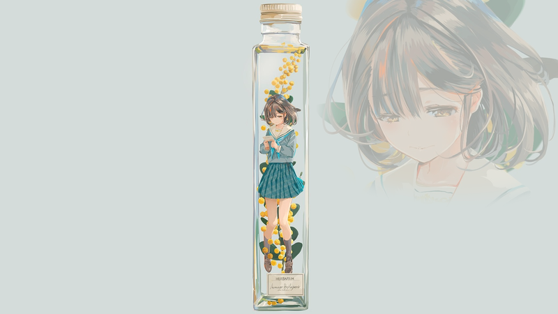 多款动漫少女壁纸 清冷灰调氛围感拉满