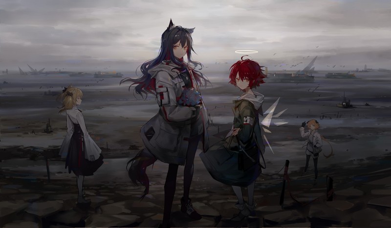 明日方舟女干员同人壁纸合集