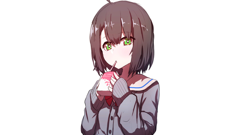 短发女学生壁纸合集