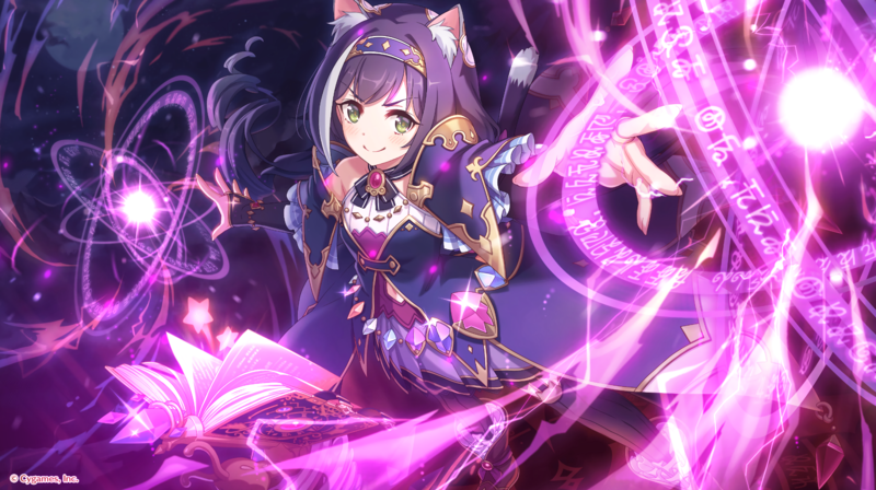 紫发绿眼魔法少女壁纸合集