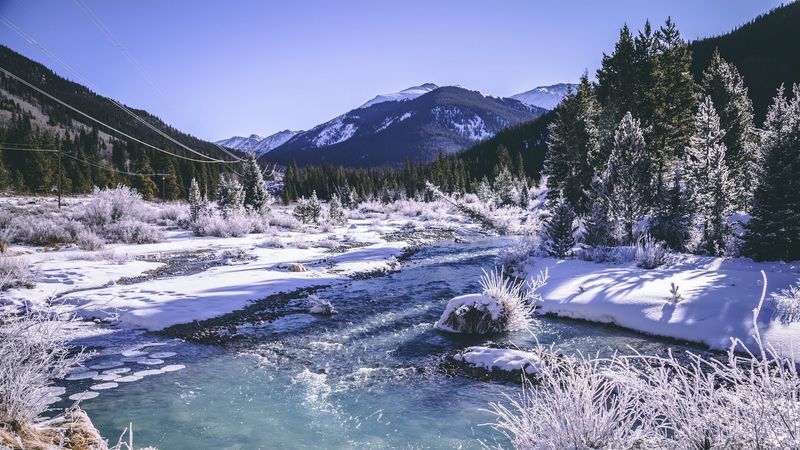 绝美冬日山湖壁纸合集 4K高清可存