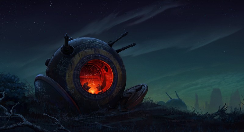 赛博废土风数字涂鸦壁纸合集