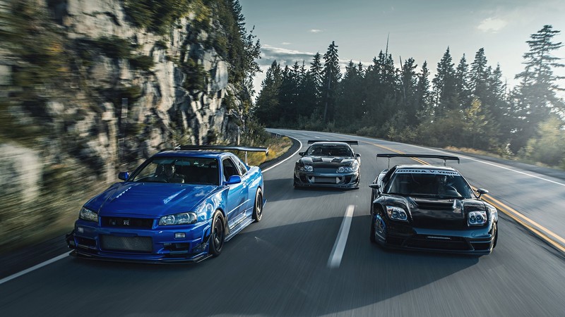 本田NSX、日产GT-R R34、丰田Supra MK4高清壁纸