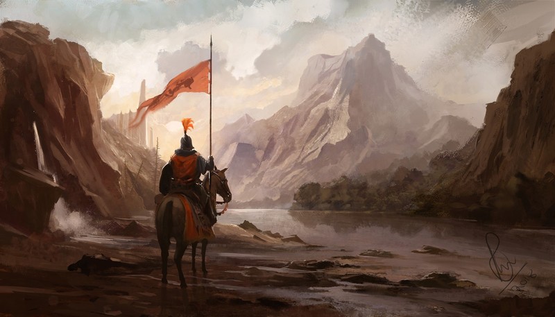 绝美骑士山地奇幻艺术壁纸合集
