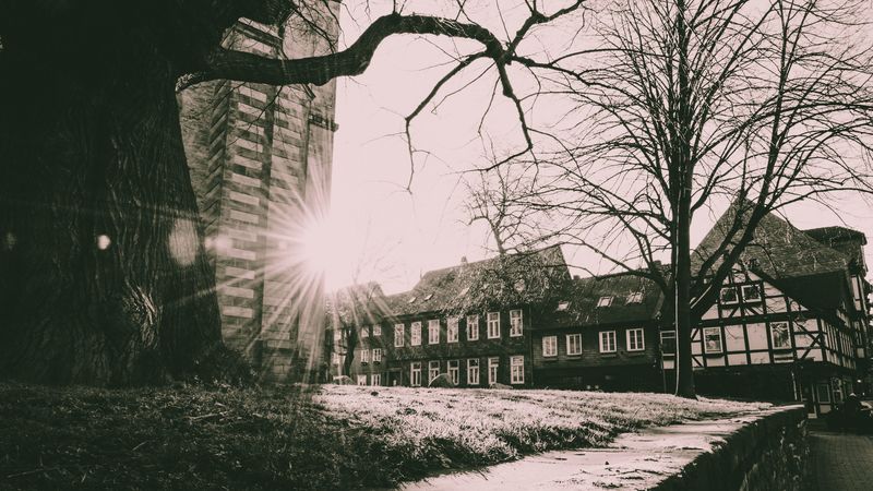 黑白城市光影壁纸合集