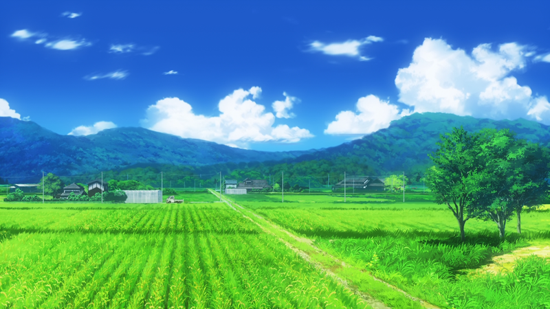 悠哉日常大王 乡间美景 治愈动漫壁纸