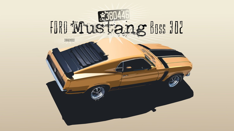 绝美福特野马Boss 302壁纸合集 高清质感拉满