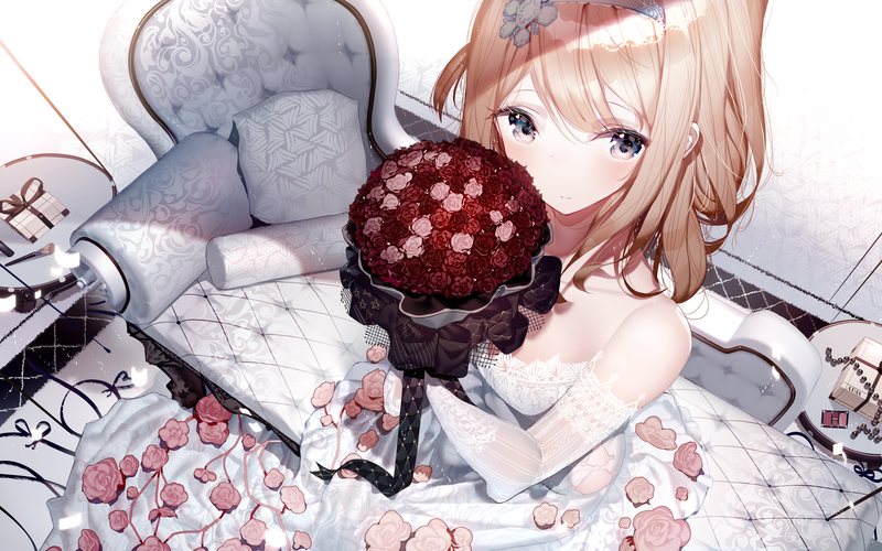 4张少女前线等二次元游戏同人插画壁纸