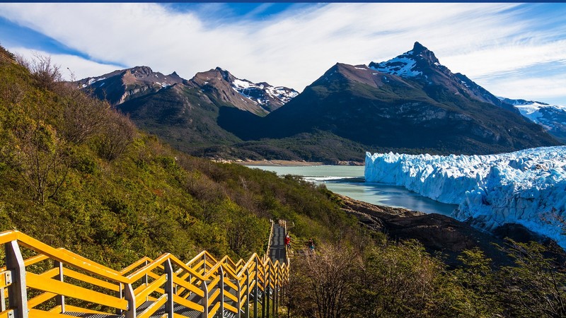 阿根廷佩里托莫雷诺冰川绝美风光壁纸
