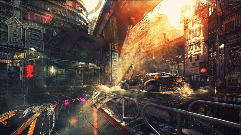 赛博朋克风兰博基尼康塔什壁纸合集！科幻迷狂喜