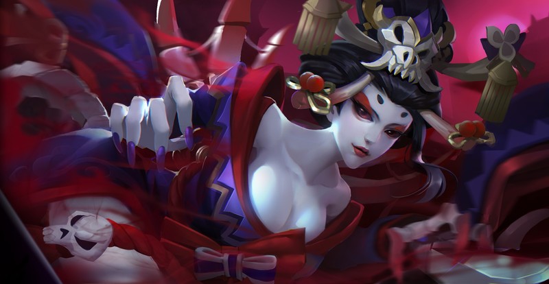 # 这款二次元幻想少女壁纸太吸睛！红眸美甲大胸细节拉满