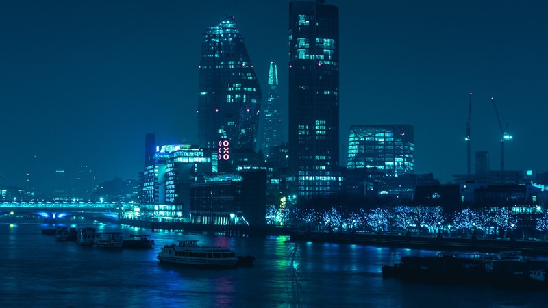 绝美赛博夜景壁纸合集