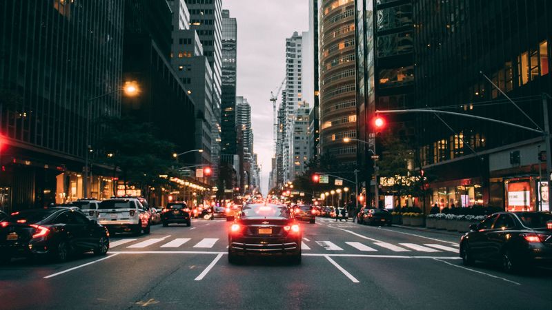 美国纽约街头街景4K壁纸