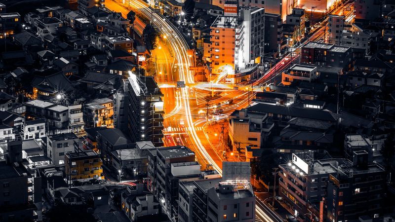 日本东京城市航拍风光壁纸合集