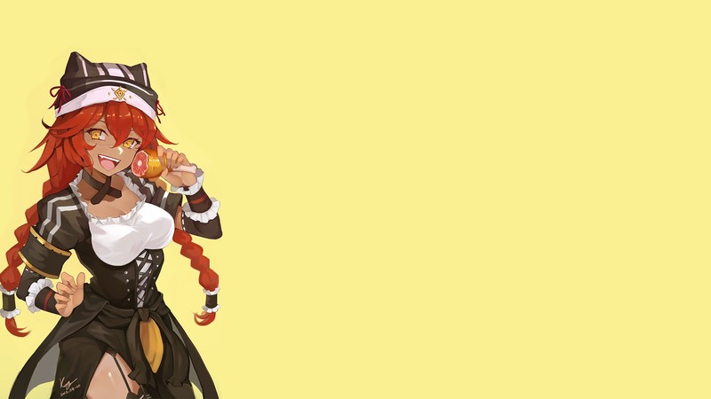 骨王角色壁纸合集 吃饭的兽娘女仆与雅儿贝德