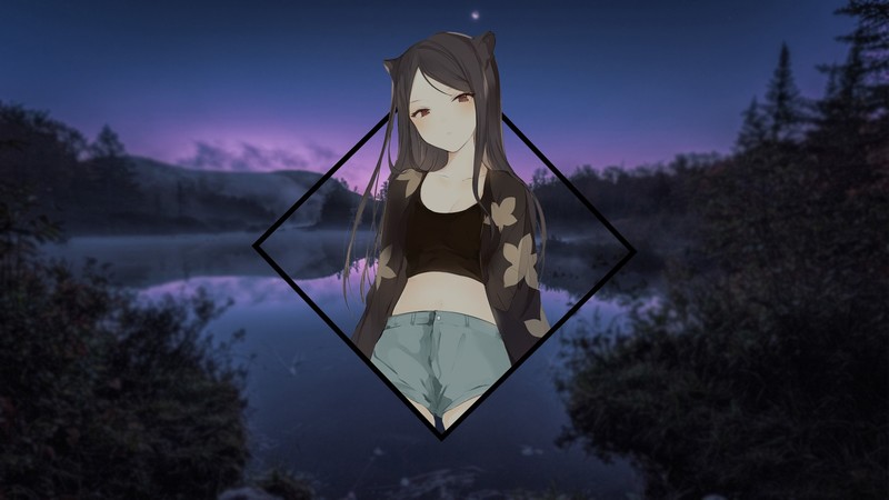 高清画中画动漫少女壁纸合集