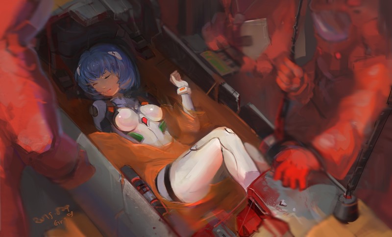 新世纪福音战士 动漫少女 绫波丽高清壁纸