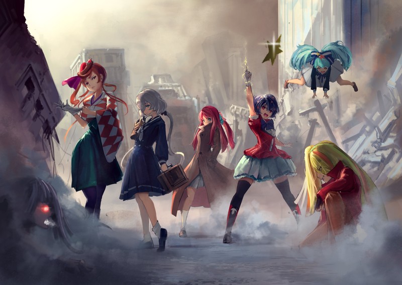 佐贺偶像是传奇全员僵尸娘壁纸大赏