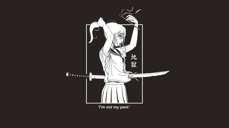 死亡与牛奶 日式插画壁纸