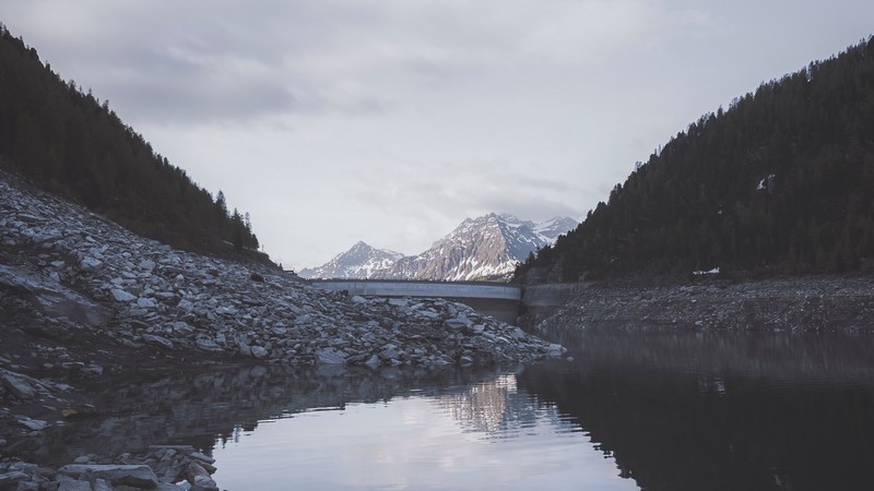 绝美山湖雪景壁纸合集