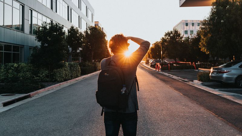 街头城景与日光4K壁纸