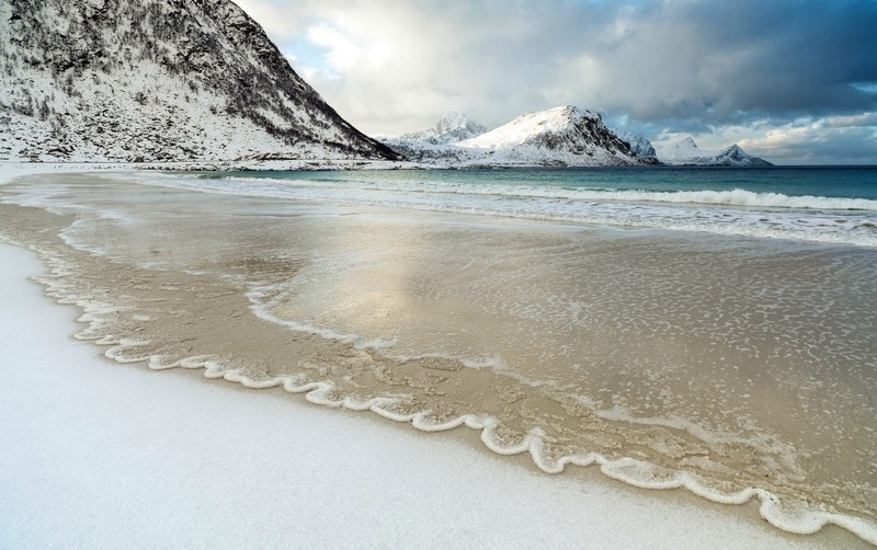 罗弗敦群岛的冬日海岸壁纸合集