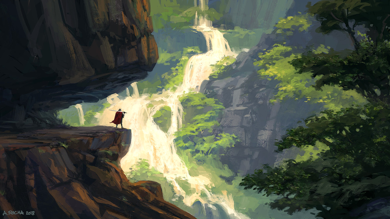 安德烈亚斯·罗查的奇幻数字艺术壁纸 氛围感拉满