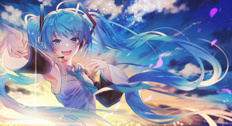 初音未来壁纸合集！蓝发少女的治愈系天空与日常瞬间