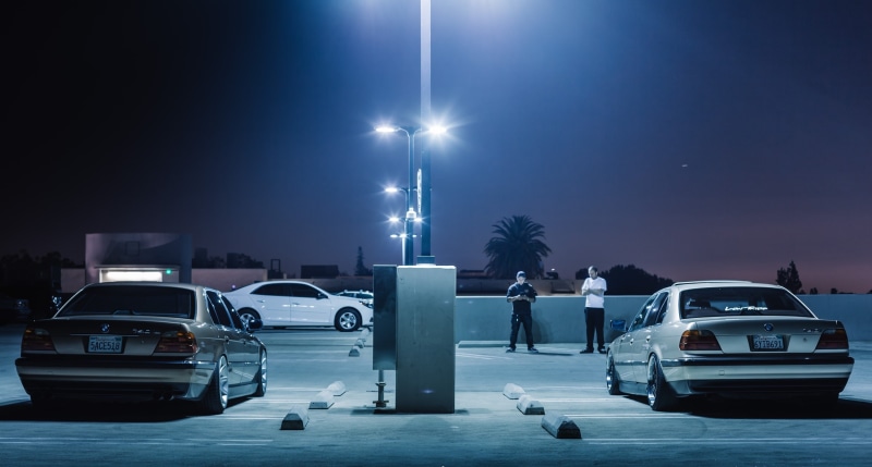 宝马7系E38改装低趴风格高清壁纸