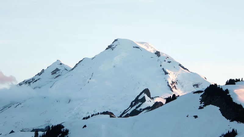 绝美雪山峰4K风景壁纸