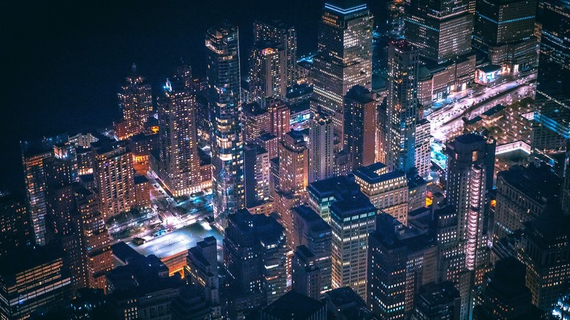 绝美城市夜景灯光高清壁纸