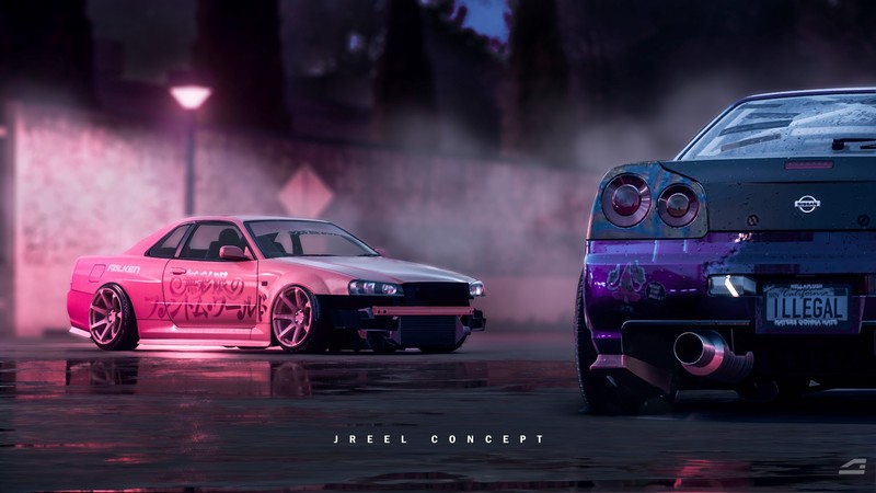 日产Skyline GT-R经典跑车壁纸合集