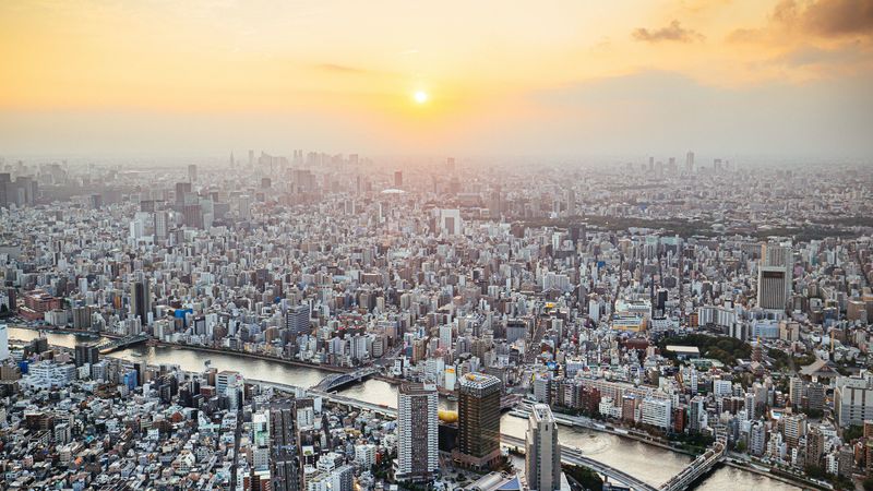 都市晨雾航拍4K壁纸合集