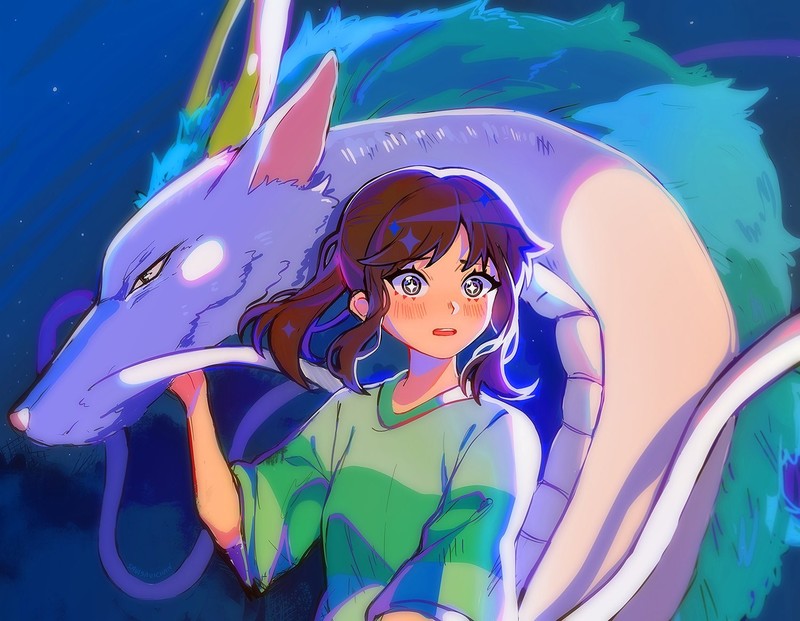 吉卜力工作室千寻主题动漫壁纸合集