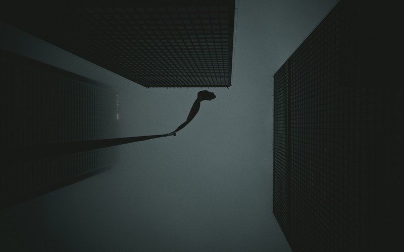 # 夜幕迷雾摩天楼 低角度城市建筑壁纸合集