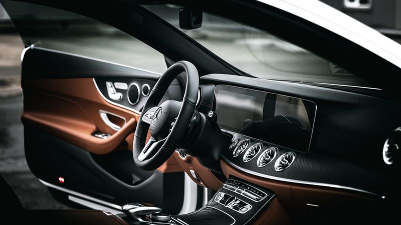 汽车展厅方向盘实拍 4K高清壁纸合集