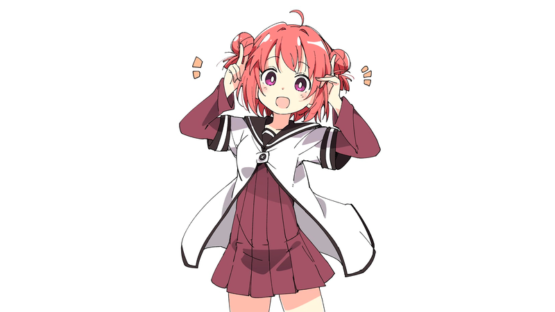 《盘点多款简约风二次元少女壁纸》