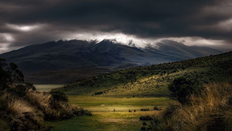 绝美金顶云雾草原壁纸 4K超清