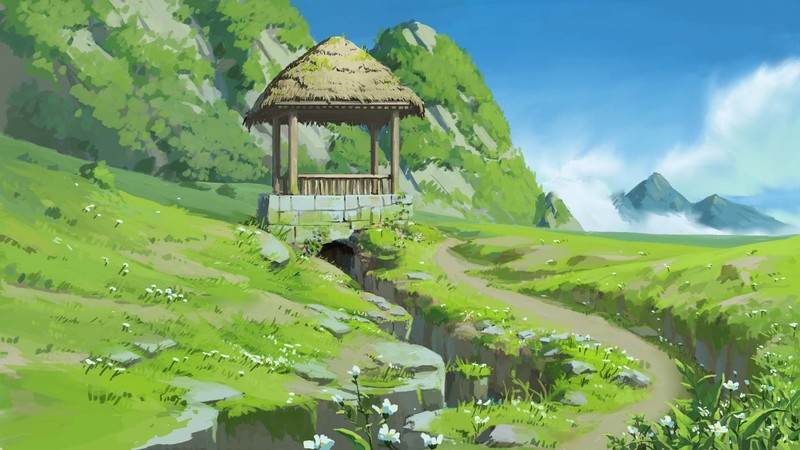 绝美动漫风光壁纸合集 高清天空云朵场景