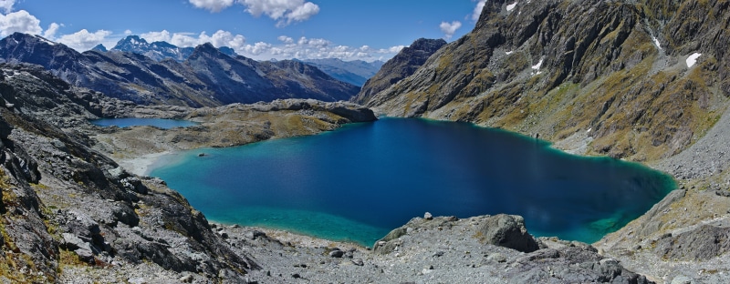 新西兰绝美山湖全景壁纸