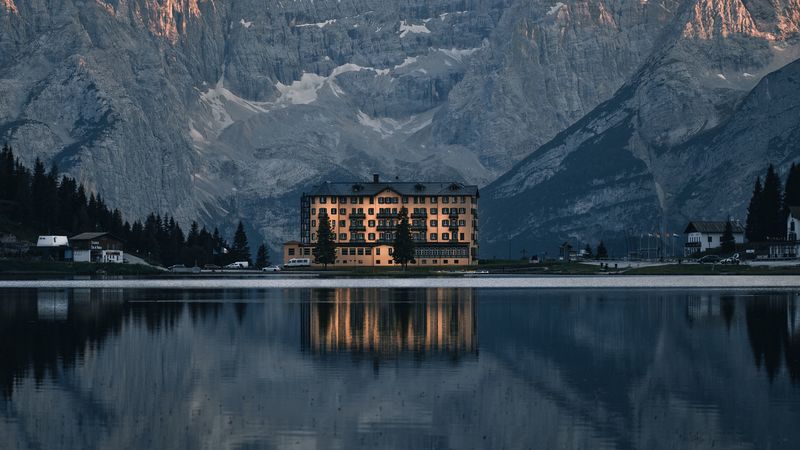 绝美山水建筑倒影4K壁纸合集