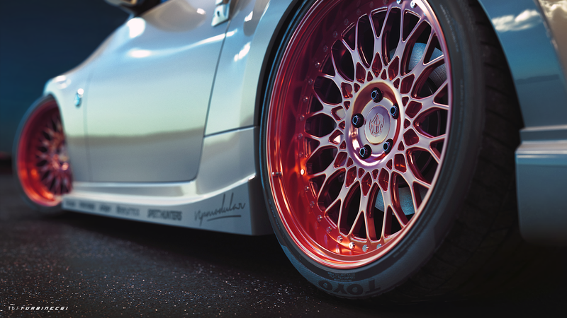 多款超酷日系意系跑车3D渲染壁纸合集