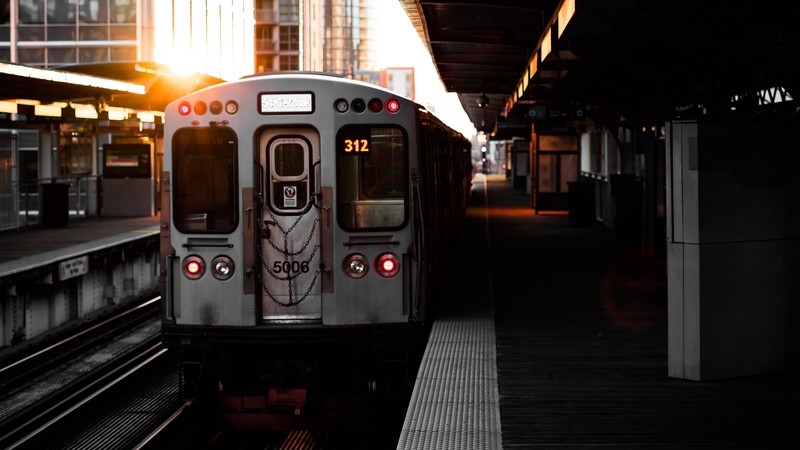 城市铁道列车数字主题壁纸