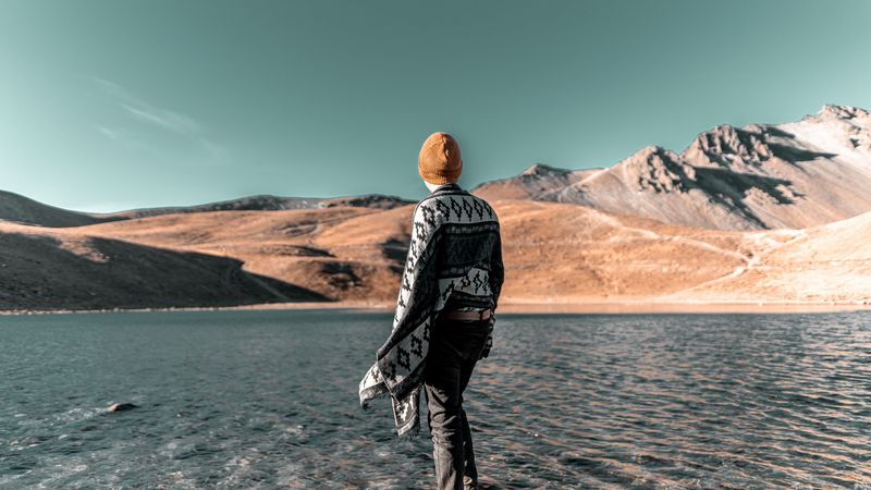 绝美湖岸山景4K壁纸合集