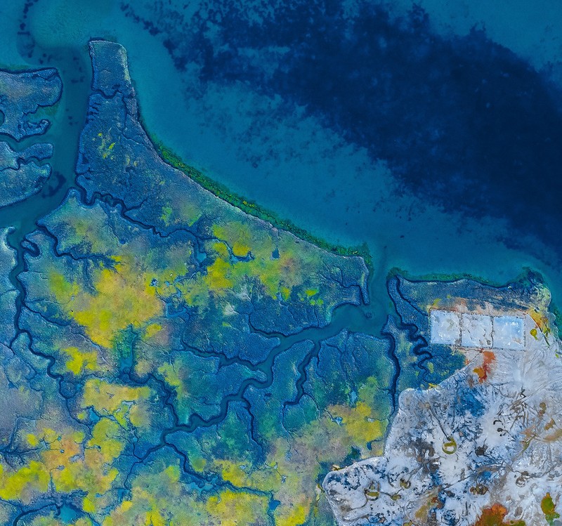 空中俯瞰的自然地球绝美壁纸