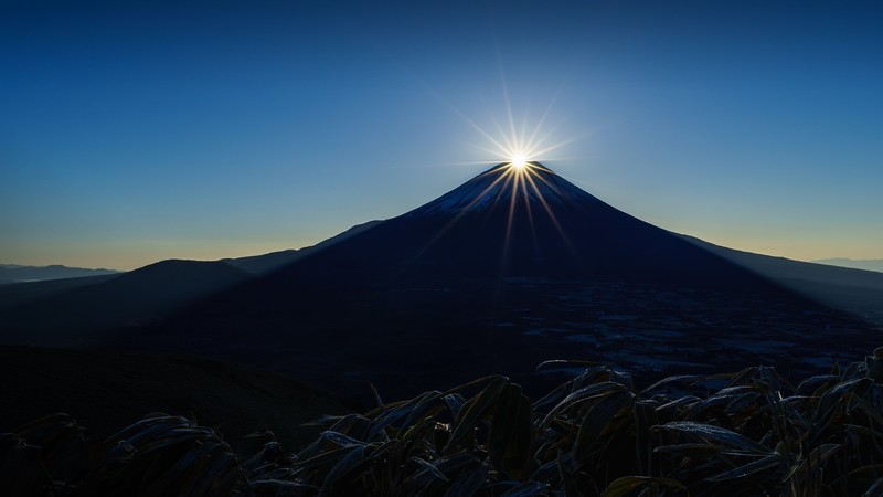 绝美富士山日出风光壁纸合集
