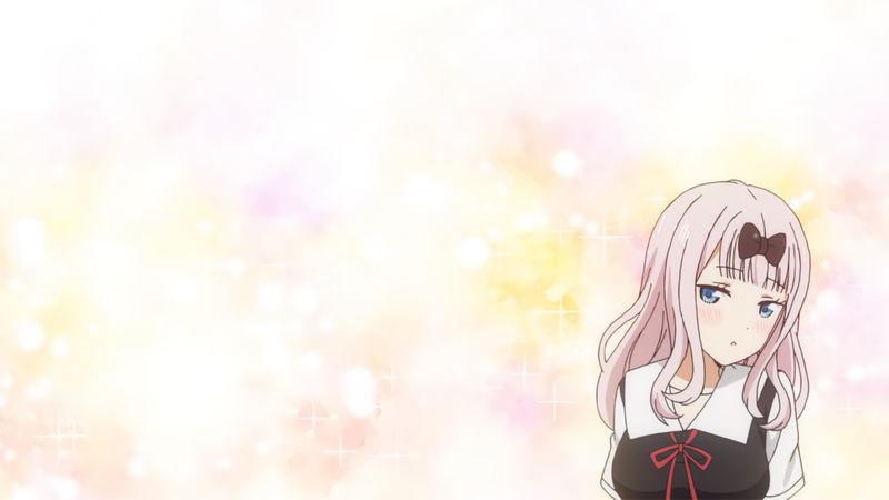 藤原千花 动漫少女 粉发 辉夜大小姐想让我告白高清壁纸