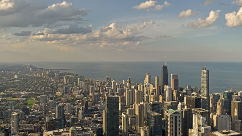 美国海岸都市建筑 4K高清壁纸